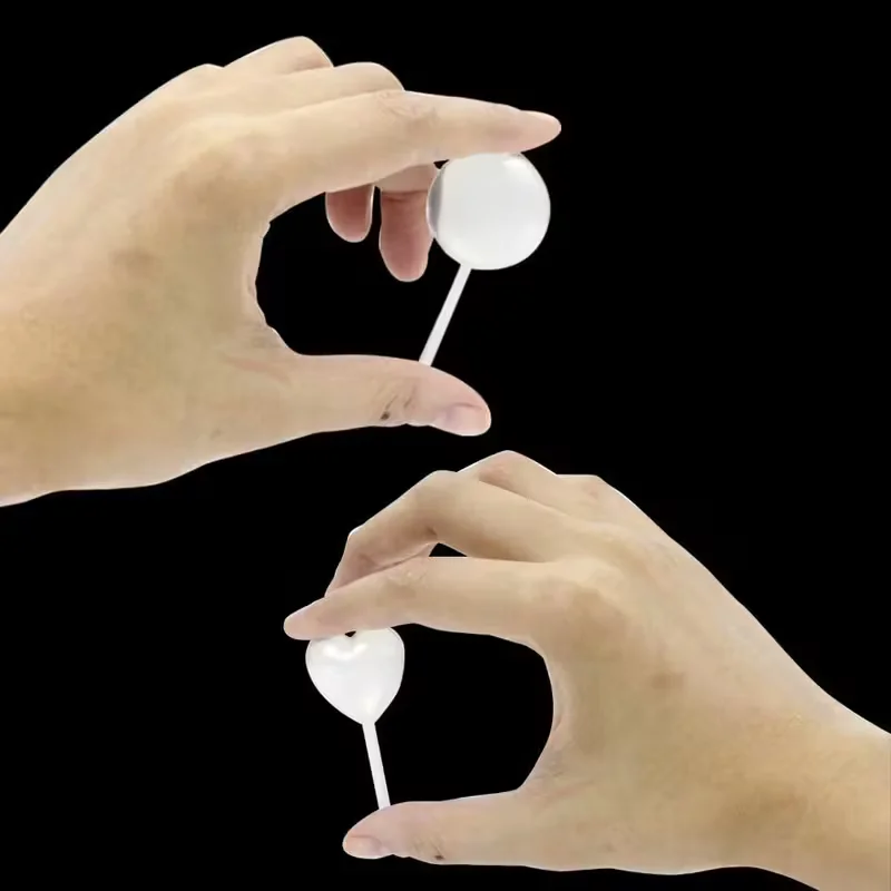 Immagine 6: Contagocce in plastica da 0,14 oz, pipetta in plastica, pipetta a pressione in plastica rettangolare rotonda a forma di cuore