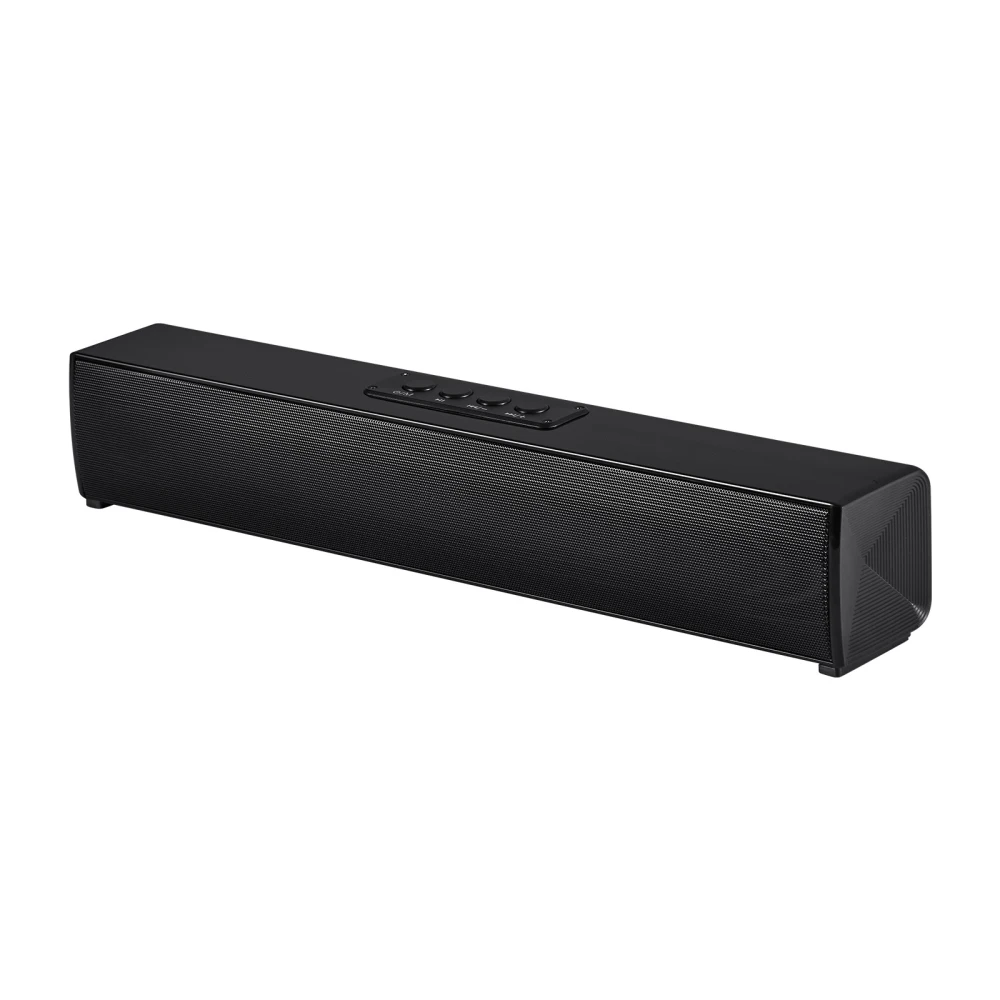 

Sound Bar for Smart TV, 2.0 Channel, 17-Inch Compact Soundbar TV Speakers for Projector, Bluetooth AUX Connection, Remote Control, Easy Setup, 80W Surround Sound System for PC Home Theater Audio