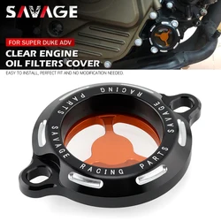 Engine Oil Filter Cap For 1190 ADVENTURE ADV RC8 1290 SUPER DUKE R GT 1050 Motorcycle Accessories Clearness Waterproof Cover