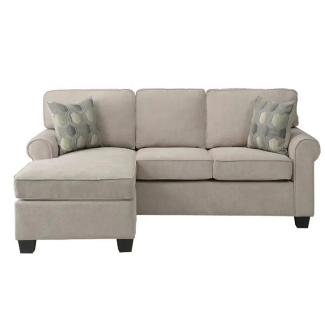 

z modern Furniture Convertible Design Minimalist Sofa With Two Pillows Sofa Bed living room