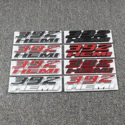 3D Metal 392 6.4L Hemi Engine Logo Badge Emblem Car Stickers For Dodge Charger Dart Caliber Journey Car Styling Accessories