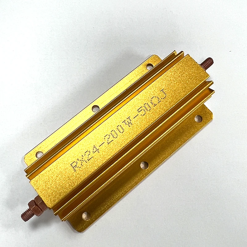 

1pcs RX24 200W Aluminum Power Metal Shell Case Wirewound Resistor 0.01 0.05 0.4 0.8 1 2.2 2.5 4 5 8 9 10 22 47 51 85 4K 22K Ohm