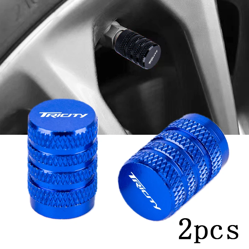 2pcs Motorcycle Tire Valve Stem Caps Tyre Airdust Waterproof Covers For Yamaha Tricity 125 155 300 TRICITY125 TRICITY155