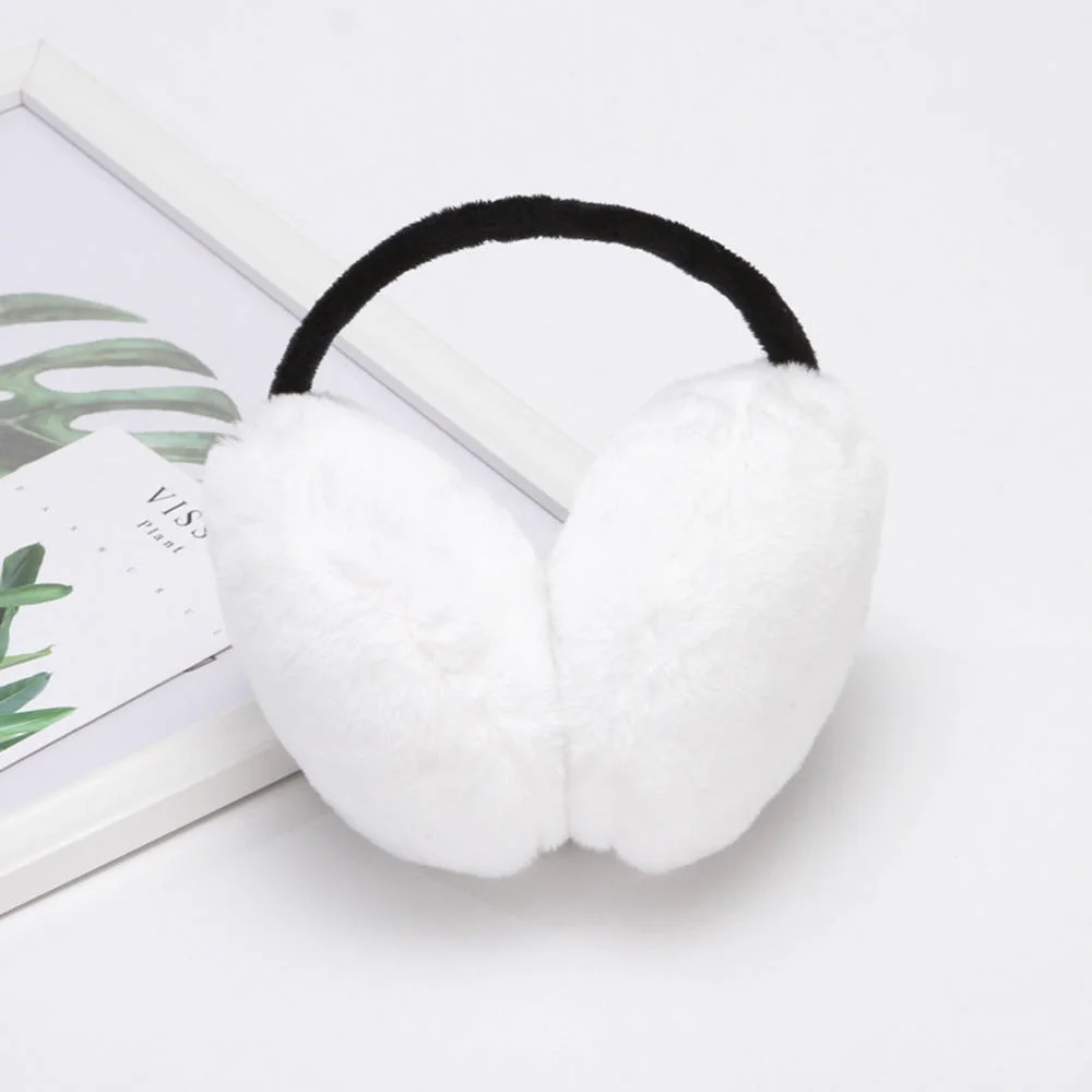 Winter Ear Muffs Fluffy Women Men Faux Fur Warm Earmuffs Girls Fuzzy Foldable Children Headphone Cashmere Soft Warmer Earlap