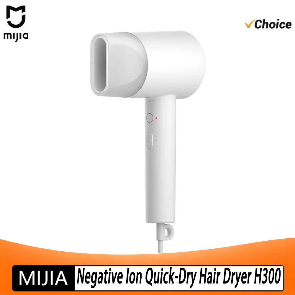 Mijia H300 Ionic Hair Dryer 57℃ Smart Constant Temp 50‑Million‑Ion Quick Dry Lightweight Blow Dryer For Home Travel Use