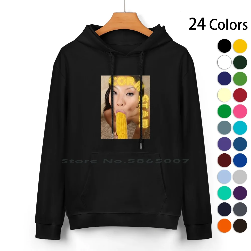 Asa Akira-Suck Corn-Cornstar Cotton Hoodie Sweater 24 Colors Asa Akira Mia Khalifa Alexis Texas Sasha Grey Xvideos Faketaxi