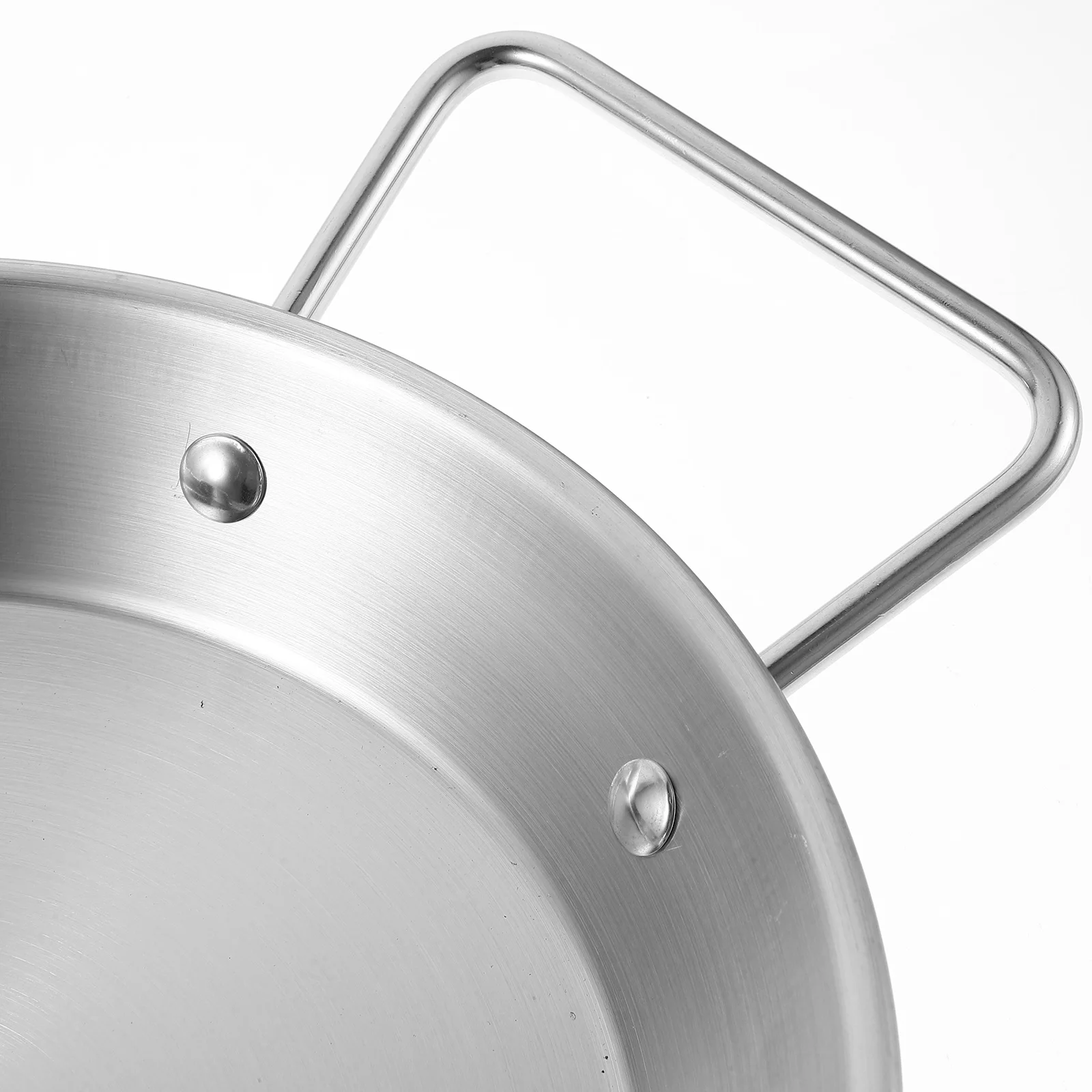 

Household Picnic Plate Seafood Stainless Steel Meal Tray Barbecue Silver Serving