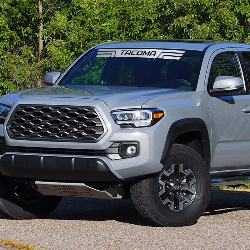 For Toyota Tacoma Pickup Front Windshield Stickers Truck Vinyl Graphics Custom Logo Covers Car Decor Decals Auto Accessories