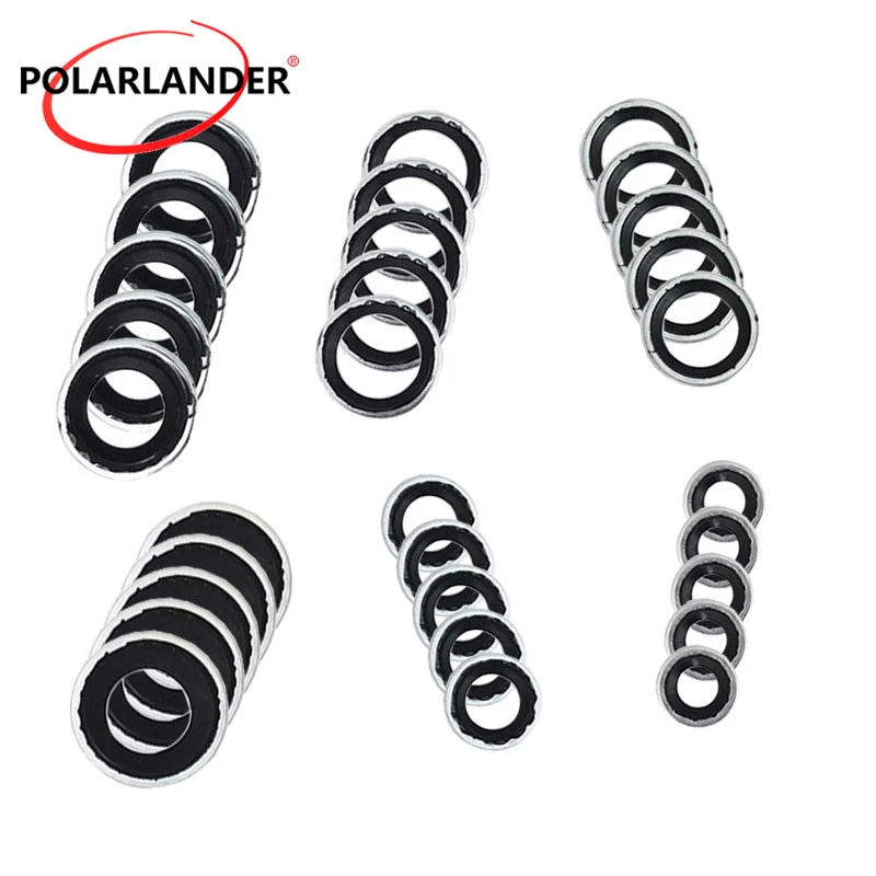 Automotive Air Conditioning Compressor Seal Gasket Washer Set of 30 Air Conditioning Repair Tools Air Conditioning O-Ring