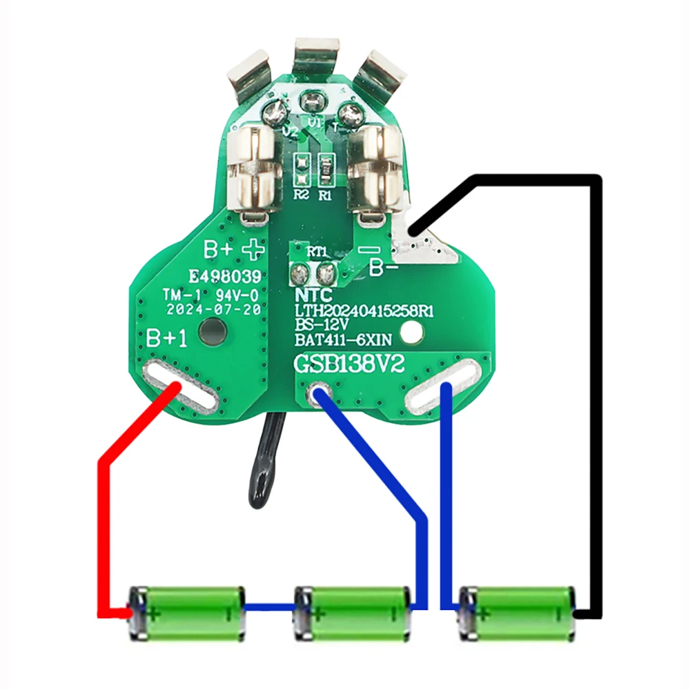 BAT411 Lithium Battery Plastic Case Charging Protection Board PCB Shell Boxs For Bosch 10.8V 12V BAT412A BAT413A BAT420 Housings