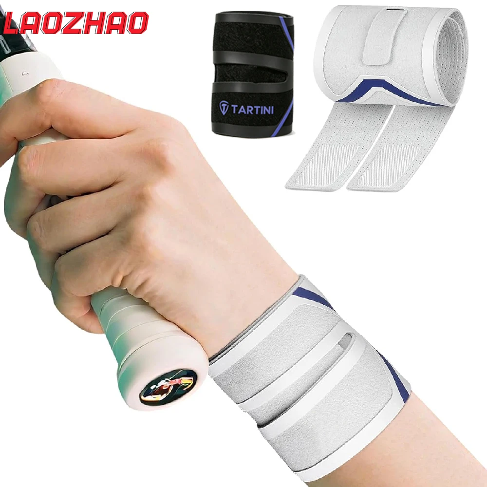 LAOZHAO 1PC Reversible Wrist Brace, Adjustable Soft Support for TFCC Tendonitis Pain, Wrap for Tennis Badminton Sports Recovery