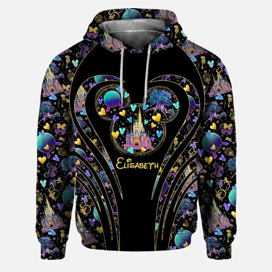 THE MAGIC IS CALLING - Personalized Mouse Hoodie and Leggings Unisex Hoodie Gift