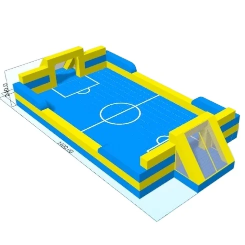 

Factory Price Outdoor Portable Inflatable Soccer Park Inflatable Soccer Training Football Arena Field with Inflatable Bed