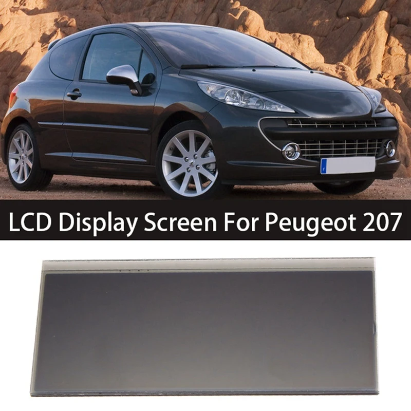 Car Air Conditioning Pixel Repair ACC Information Monitors Screen For Peugeot 207 Red LED Display