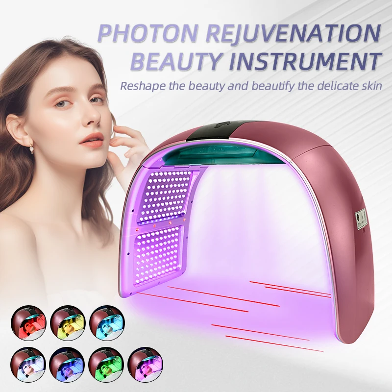 New LED Face Mask Equipment 7 In 1 Color Face SPA Facial Device Skin Rejuvenation Light Facial Body Beauty Machine For Skin Care