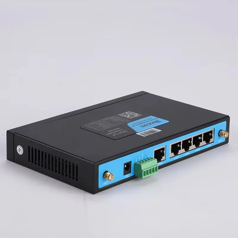High Quality TR341 Industrial 4G WiFi Router LTE WAN/LAN Modem 300Mbps 5-RJ45 Ethernet Ports SIM Slot 1/2 EV Charging