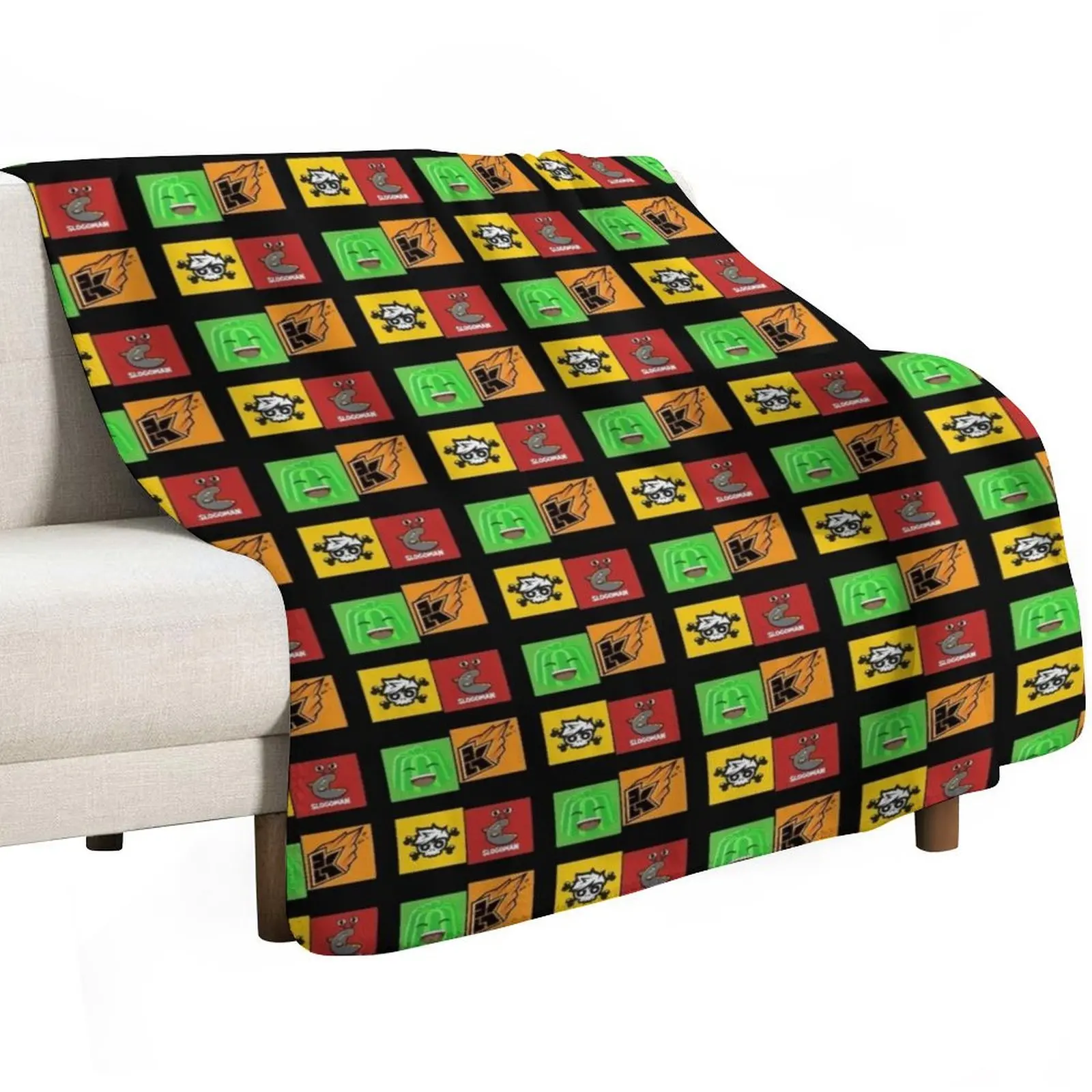 Slogo Jelly Crainer and Kwebbelkop Throw Blanket Summer Beddings Vintage For Baby Thin Retros Blankets