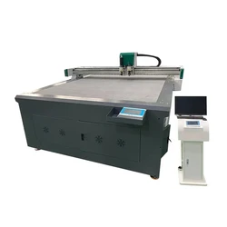 Vibration Knife computer controlled automatic hot knife thin paper cardboard half die cnc cutting machine with Delta Servo Motor