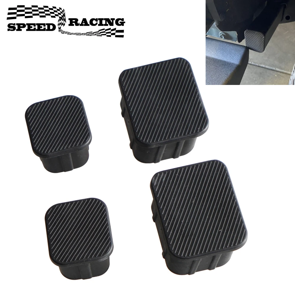 4Pcs Crash Bar End Caps Front Axle Plug Rubber Stopper Cover Protection For Ford Bronco 2021-2023 2/4 Door