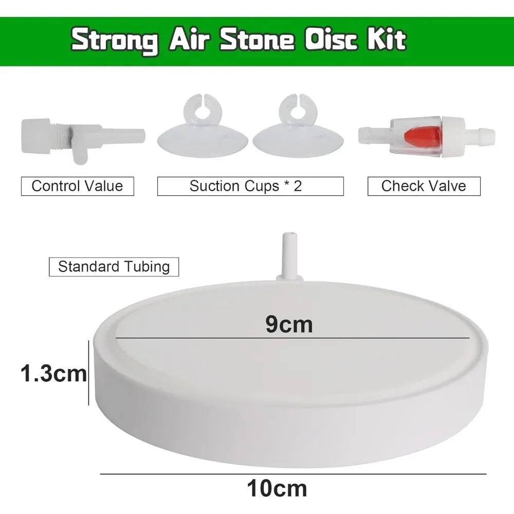 Aquarium  Air Stone Oxygen Aerator Air Bubble Pump Hydroponic Oxygen Plate Nano Disc Bubble Diffuser Disc Mini Accessories