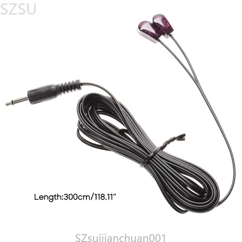 SZSU 3,5 mm Dual IR IR -Infrarot -Fernbedienungsempfänger für -Set -Video -Rekorder