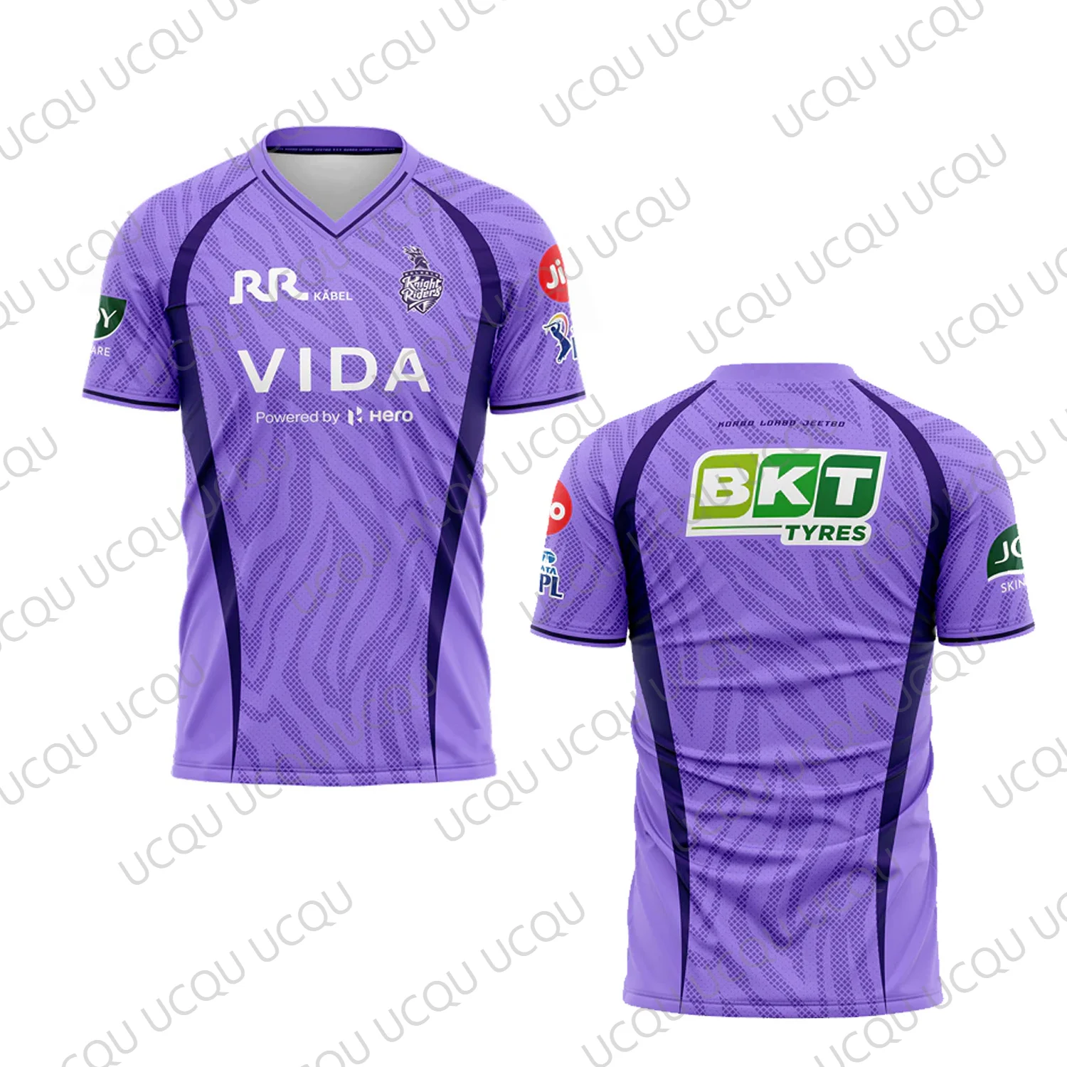 2026 Classic Quick Dry All Season IPL kkr Kolkata Knight Capitals Cricket Team Jersey Casual Sports  Adult/kids Tee