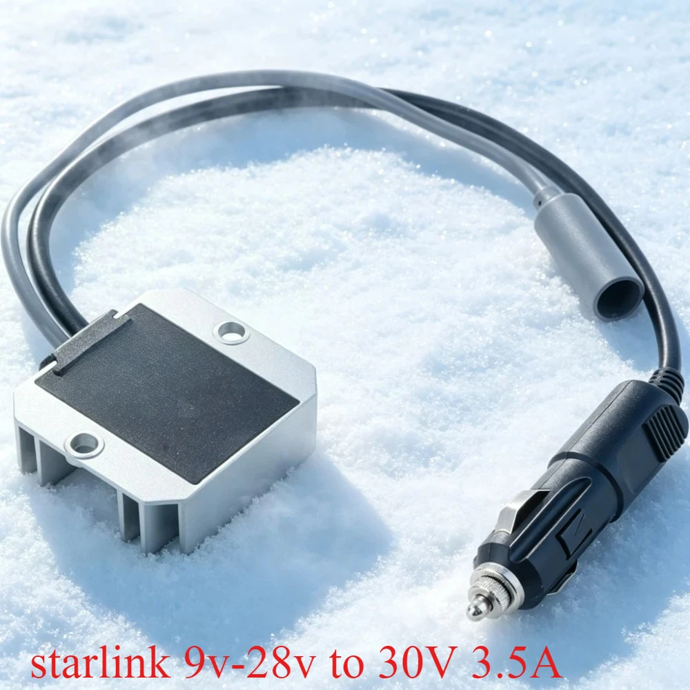 starlink 9v-28v to 30V 3.5A Cigarette Lighter to DC Female Plug Step-Up Converterfor Mini DC Boost Converter