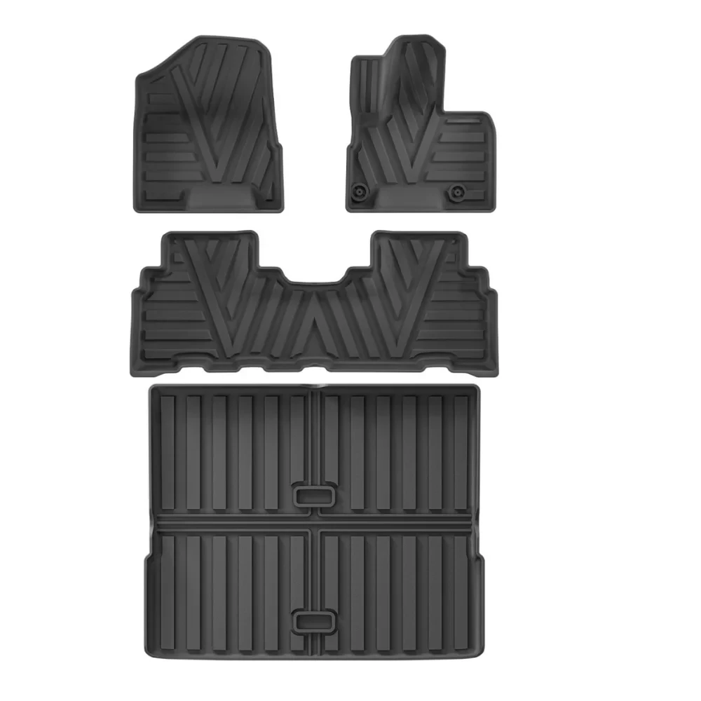 

Car Trunk Mat For Kia EV5 EV 2023 - 2025 TPE Foot Mats All Weather Waterproof Anti-Slip Rear Trunk Cargo Liner Anti Dirty Pads
