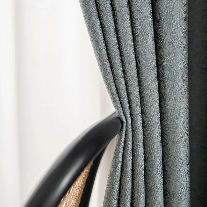 

Send Curtains for Living Dining Room Bedroom Styling Light Luxury High Precision Jacquard Blackout High-grade Custom size