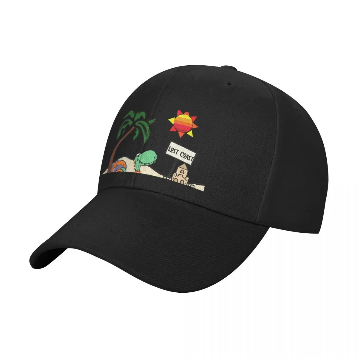 Delphi Freeman LOST COAST *SongArt* Baseball Cap Beach Outing Rave Women's Beach Men's