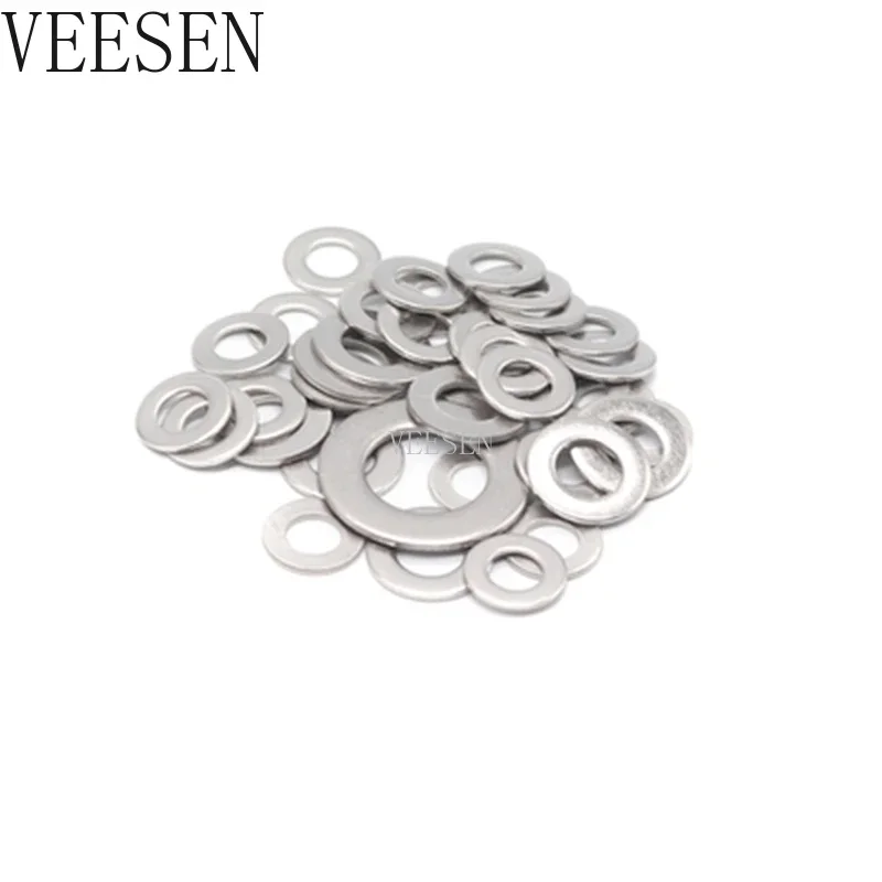 

300pcs M2 M3 M4 M5 M6 M8 Stainless Steel Flat Wahser and Carbon Spring Split Washer Assortment Kits