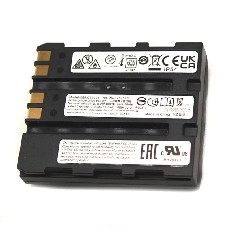 GEB334 Battery for Lei ca CS20 Data Controller and LS15/10 Digital Theodolite Replacement GEB333 GEB331 Li-ion Battery 3450mAh