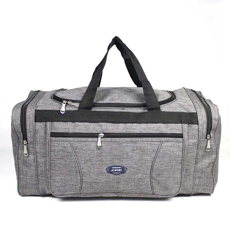 Sacos de viagem impermeáveis Oxford para homens, bagagem de mão, grande capacidade, Weekend Duffle Bag, novo