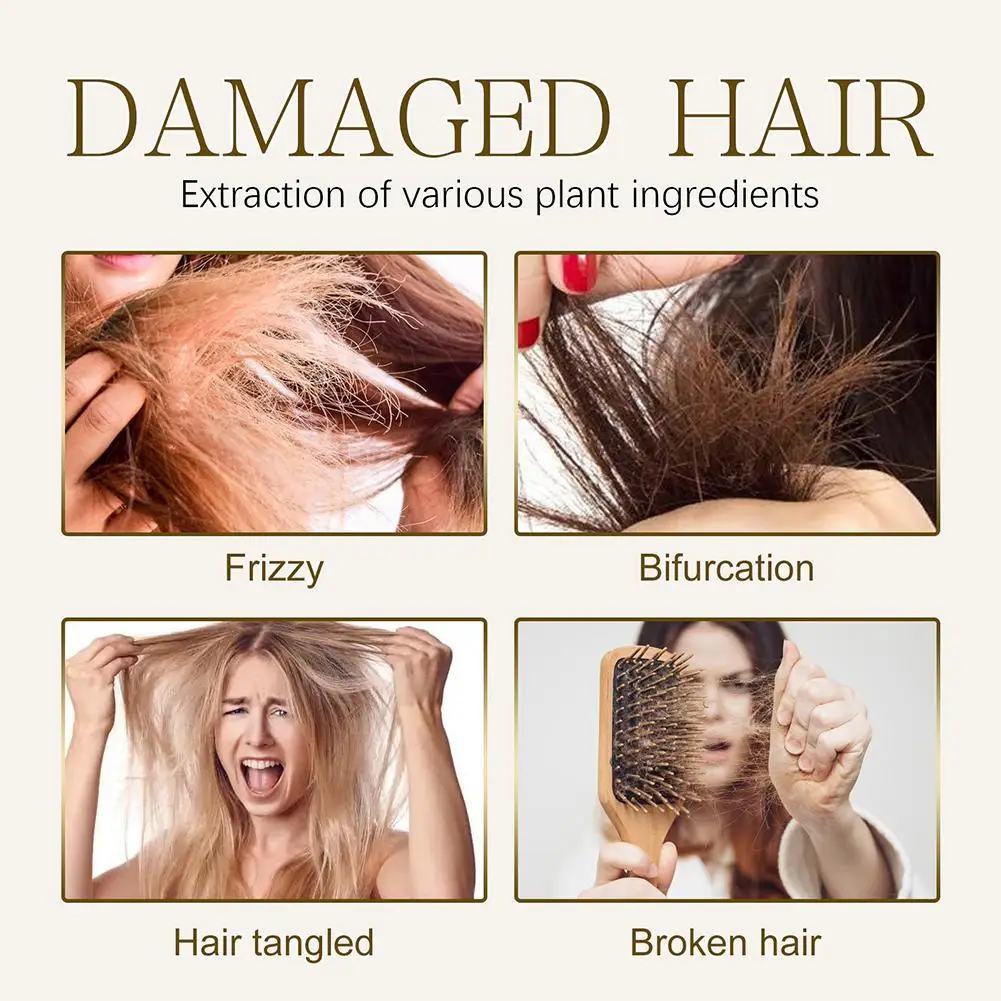 Huile Batana naturelle pour la croissance des cheveux, revitalisant pour cheveux abîmés, prévient la perte de cheveux et élimine les pointes fourchues chez les hommes et les femmes, Q2J4