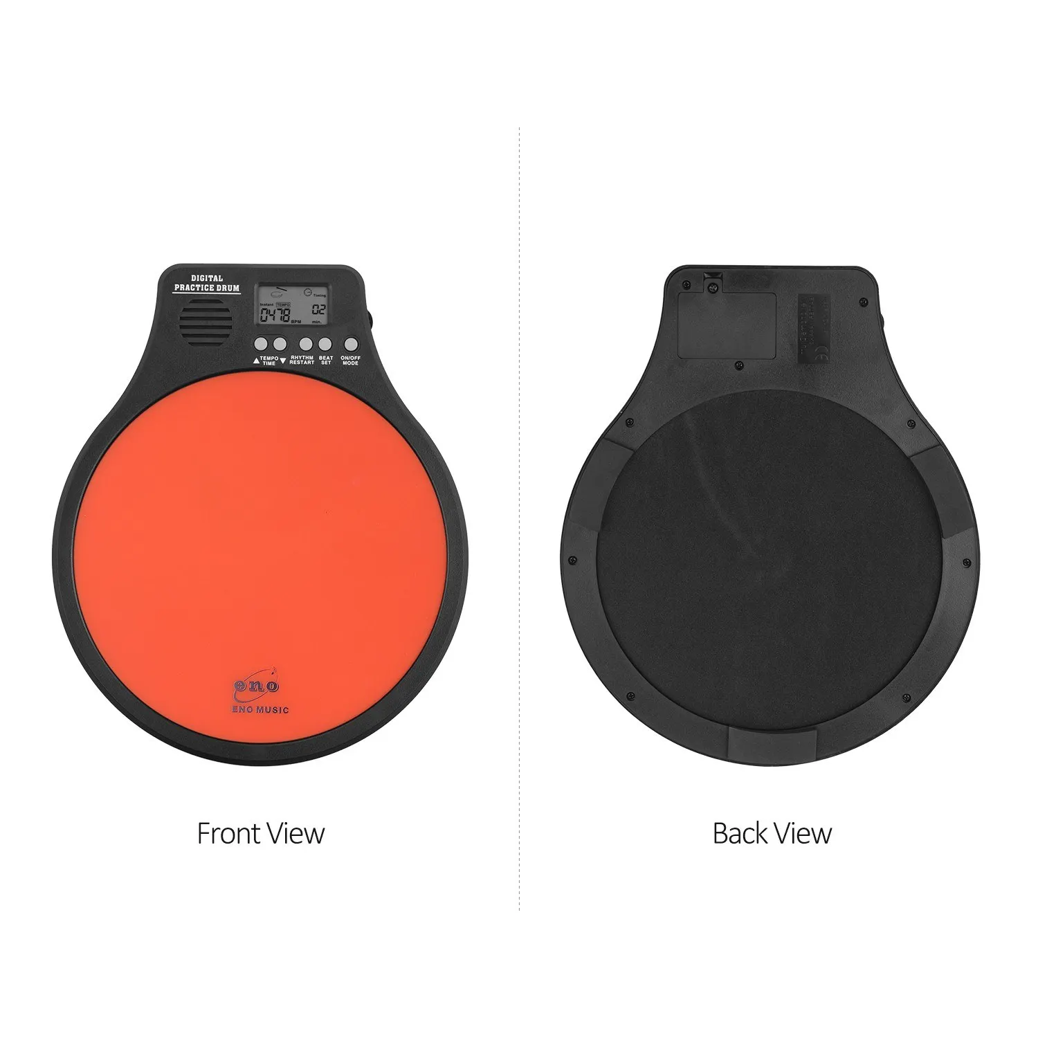 3‑in‑1 Electronic Drum Pad Digital Drum Machine With Counting Speed Detection Metronome Modes For Percussion Practice Training