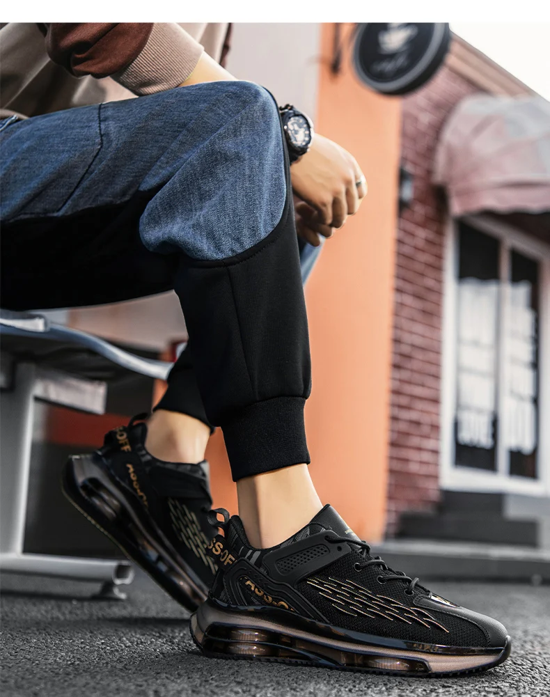 Herren-Freizeitsneaker Frühling Sommer Neue Atmungsaktive Leichte Renn-Outdoor-Laufschuhe Weiche Sohle Verschleißfeste Speed-Sportschuhe – Detail 23