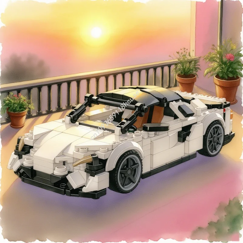 

320pcs MOC McLarenesd Artura Spider City Champions Model Building Blocks Construction Christmas Gifts DIY Idea Toy Education