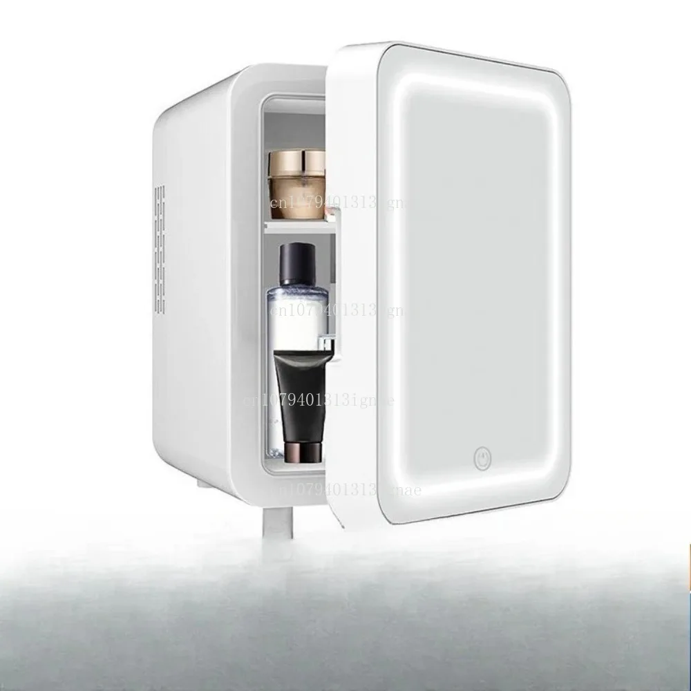 4L beauty refrigerator 110V 220V white car refrigerator, mini refrigerator portable