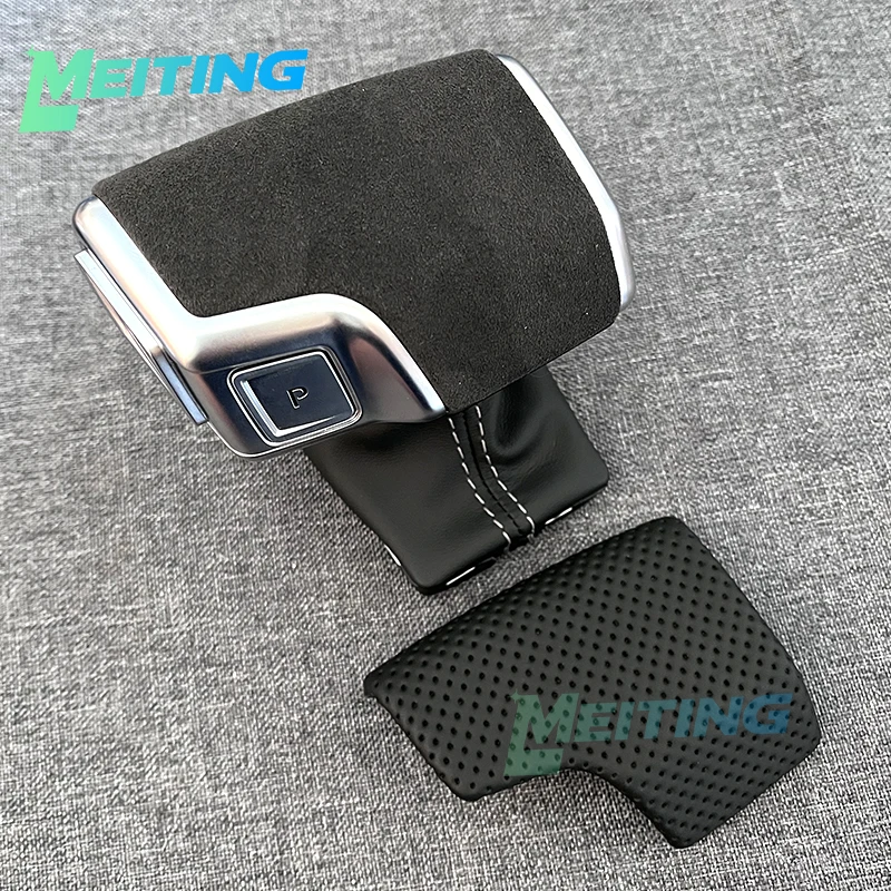 Suitable for Audi C8 B9 A6/A7/Q8 shift handball cover with leather/suede/perforated style to enhance interior texture