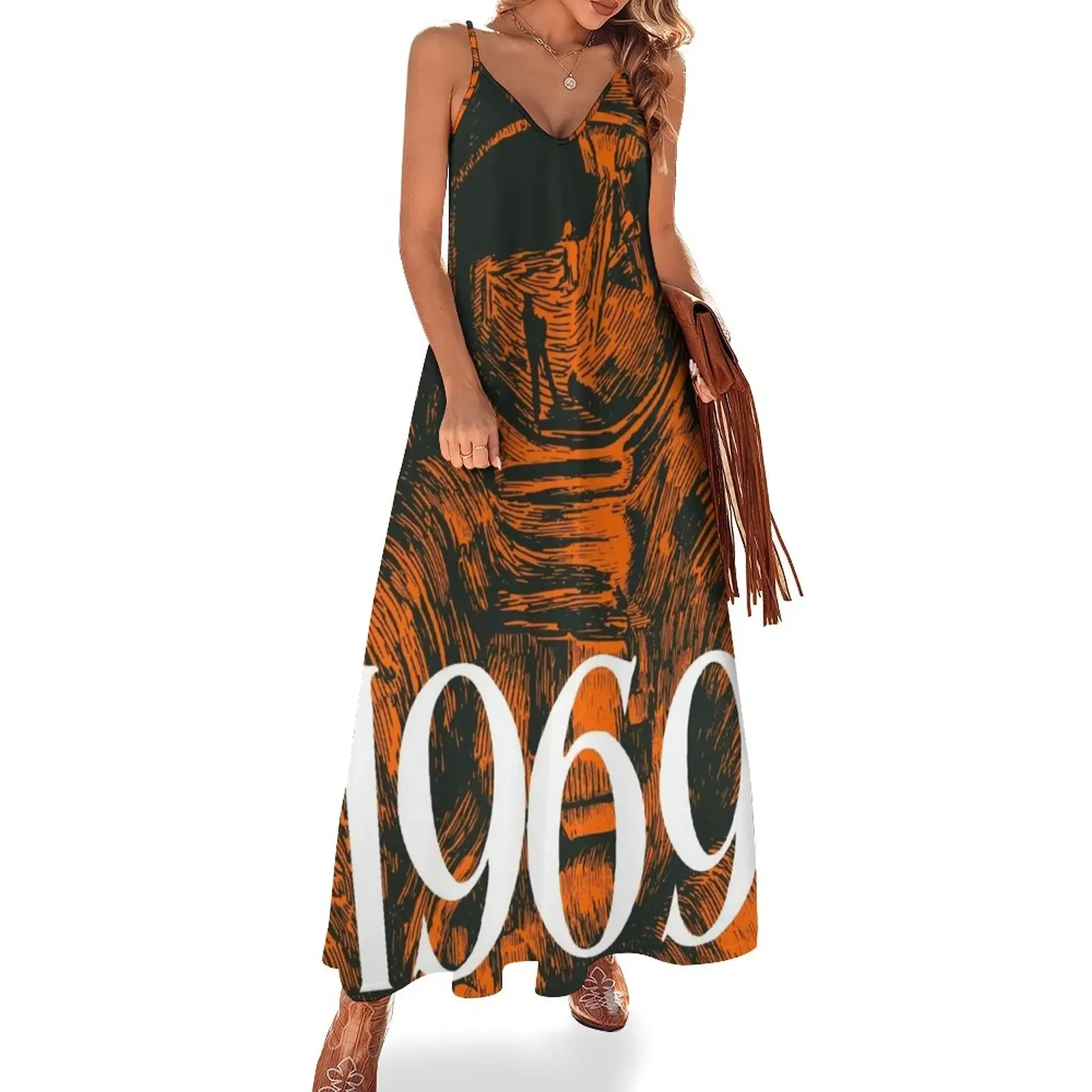 

1969 - the celebration Sleeveless Dress dress for women Women's skirt womans clothing Long dress