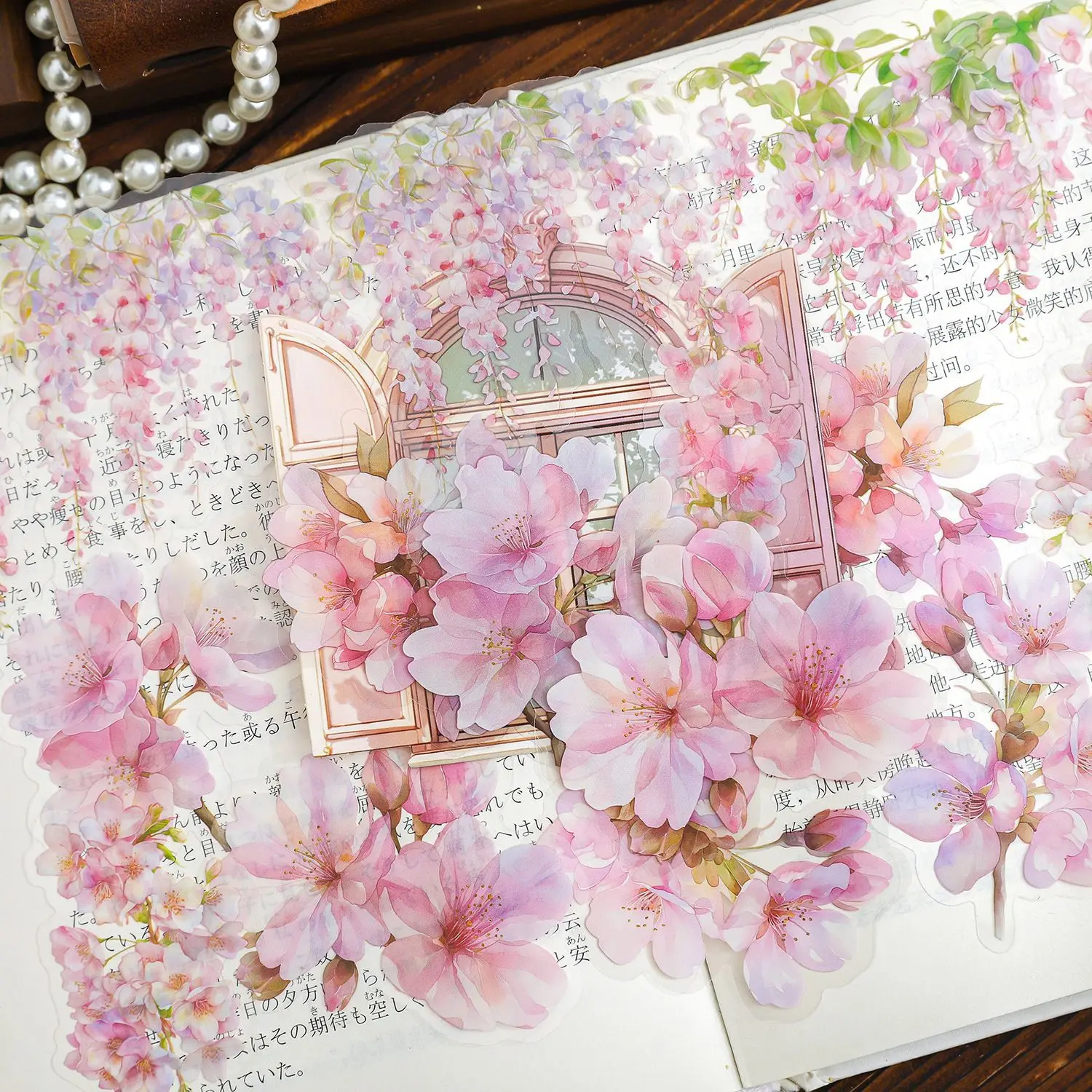 20 Pcs/pack Chanson Florist Series Decorative Sticker Retro Flower Collage Scrapbooking Label Diary Album Journal Planner