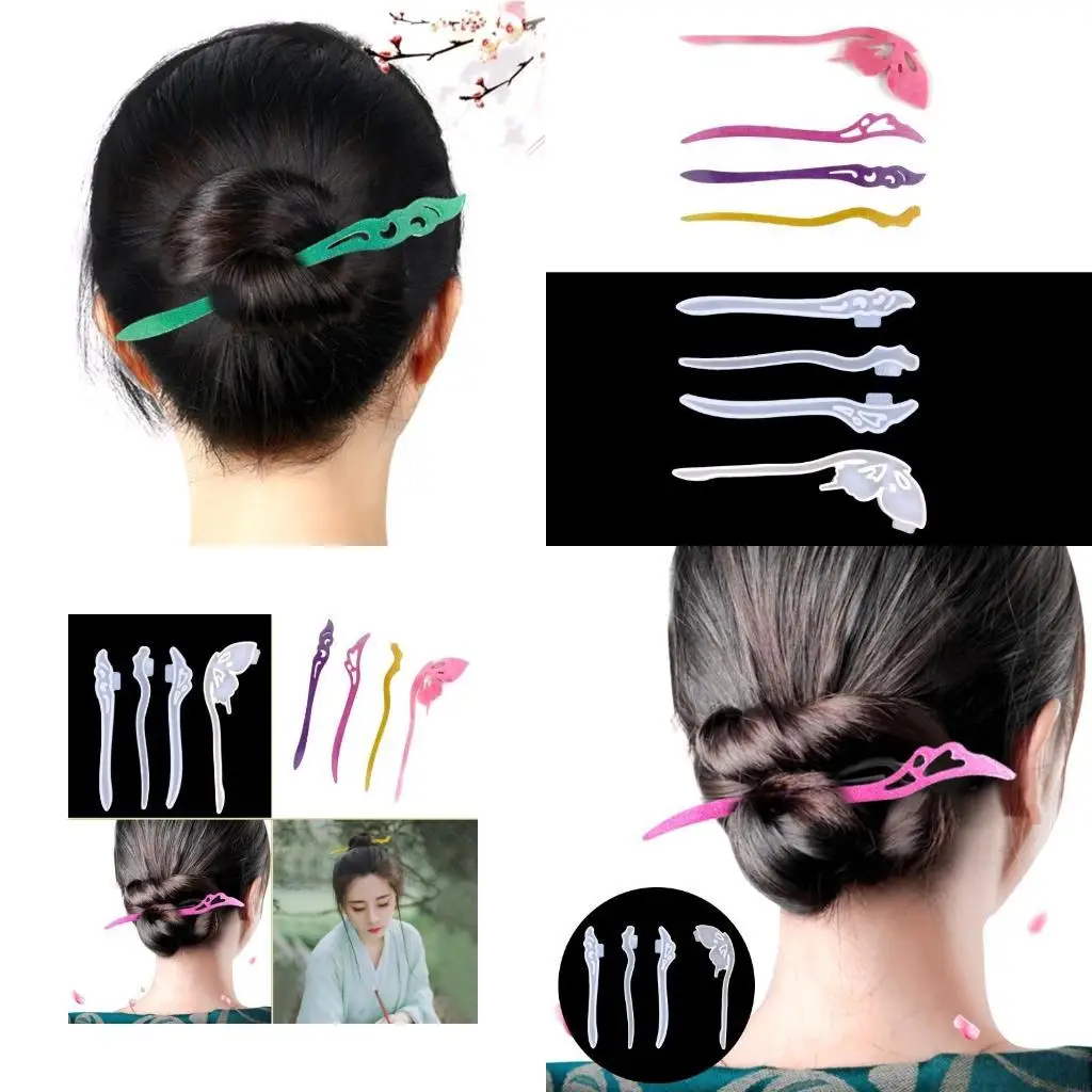   Hairpin Resin Silicone Making Molds Resin Casting Silicone Molds DIY Jewelry Craft Gifts Epoxy Resin DIY Handmade Craft