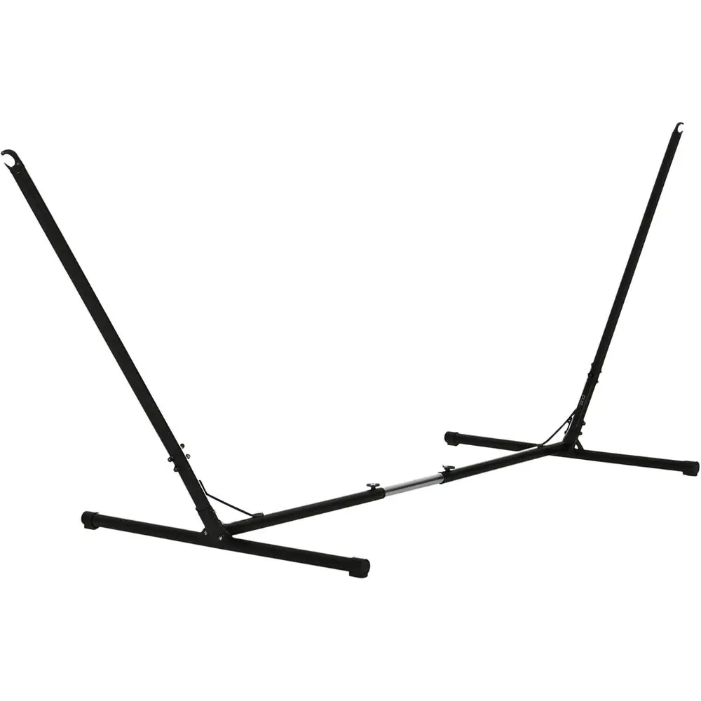 

Adjustable 10-13ft Steel Hammock Stand, Portable and Space-Saving for Indoor & Outdoor Use, Black