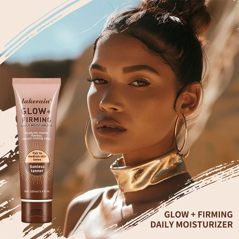 100ml Intensive Self Tanning Lotion Tanner Flawless Self Tanning Lotion Fake Tan Sunless Tanner For Face And Body Does Not Block