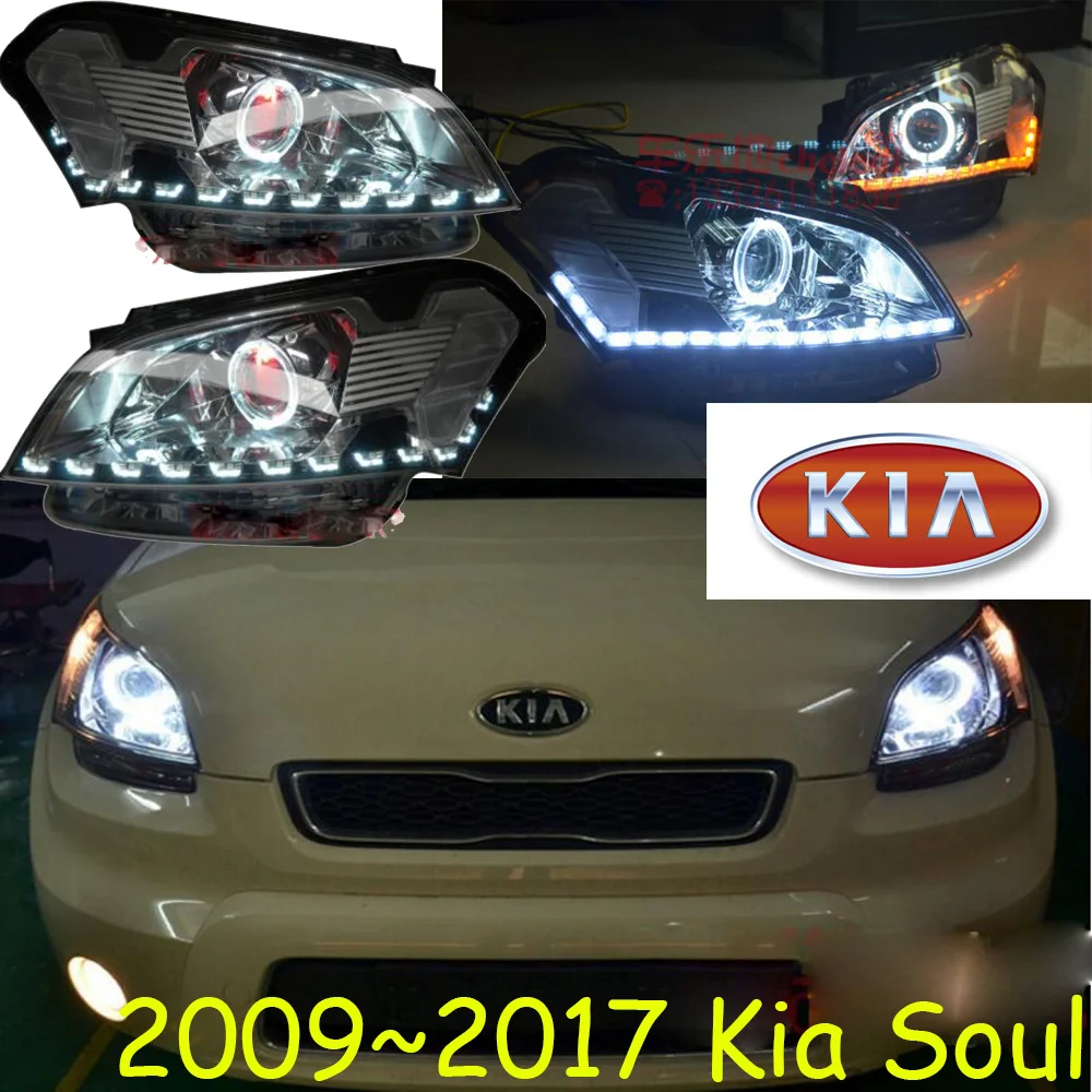 car bumper headlamp KIA Soul headlight 2009~2017y LED DRL car accessories HID xenon for kia soul fog light