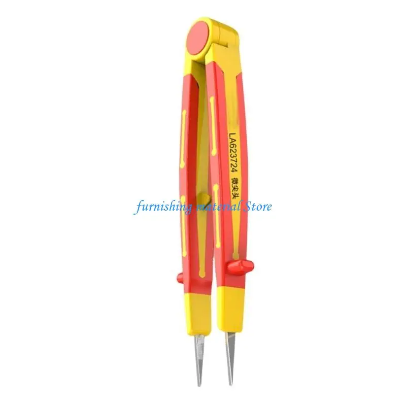 

Y5GD Multifunction Insulated Tweezers Suitable for Various Environment Prevent Accidental Electric Shock Gripping Large Items
