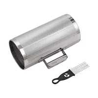 Instrumento Guiro de acero inoxidable de 12 pulgadas con raspador, agitador Guiro, instrumento de percusión latina, herramienta de entrenamiento Guiro para Jazz