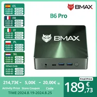 BMAX B6 Pro Mini PC, 16GB LPDDR4 512GB SSD, Intel Core i5-1030NG7 up to 3.5GHz 2*HDMI 3*USB3.0 Wi-Fi 5 Windows 11 Pro