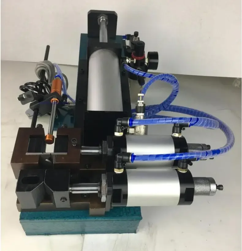 DZ-315 Horizontal Pneumatic  Wire Stripping Machine and peeling Machine , Power Jacket  wire stripping machine