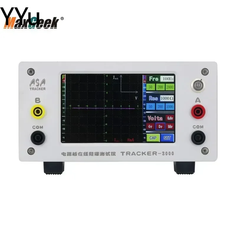 custom for Maxgeek custom for TRACKER-3000 VI Curve Tracer Circuit Board Tester LCD Touch Screen Aluminum Shell PCB Fault